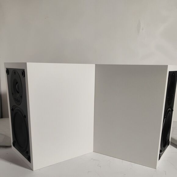 Pair Rare White Velodyne CHT-14WV Bookshelf Satellite Speakers 2002 - Picture 13 of 16